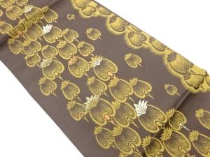 抽象模様織出し名古屋帯